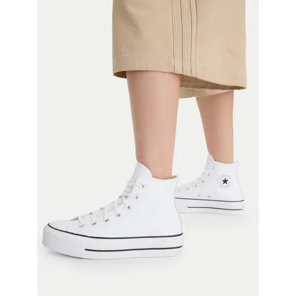 Converse Tenisice Converse Chuck Taylor All Star Lift Clean Hi 561676C Bijela