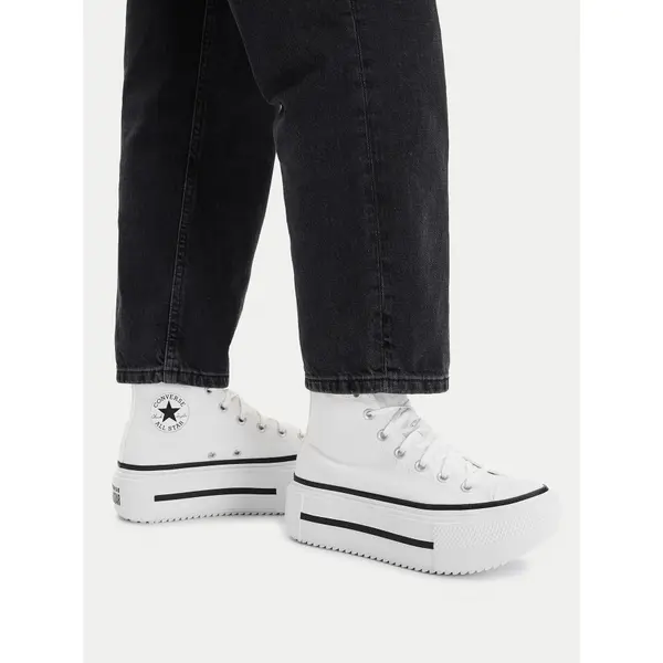 Converse Tenisice Converse Chuck Taylor All Star Lift Double Stack A12976C Bijela