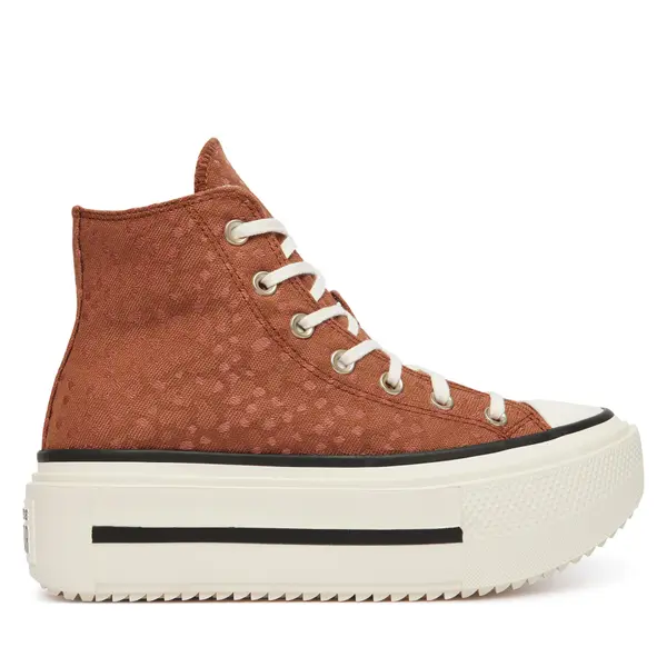 Converse Tenisice Converse Chuck Taylor All Star Lift Double Stack Platform Deer A17883C Smeđa