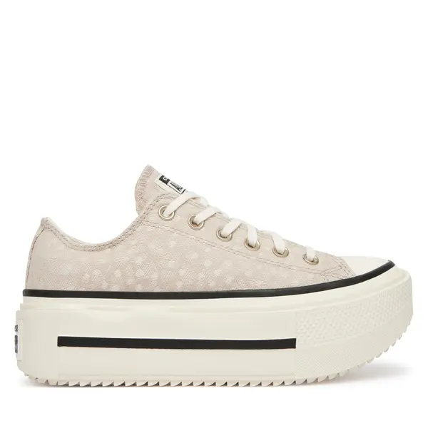 Converse Tenisice Converse Chuck Taylor All Star Lift Double Stack Platform Deer A17884C Bež