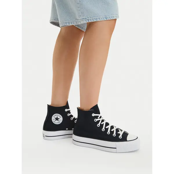 Converse Tenisice Converse Chuck Taylor All Star Lift Hi 560845C Crna
