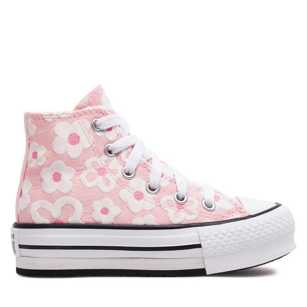 Converse Tenisice Converse Chuck Taylor All Star Lift Platform Floral Embroidery A06325C Ružičasta