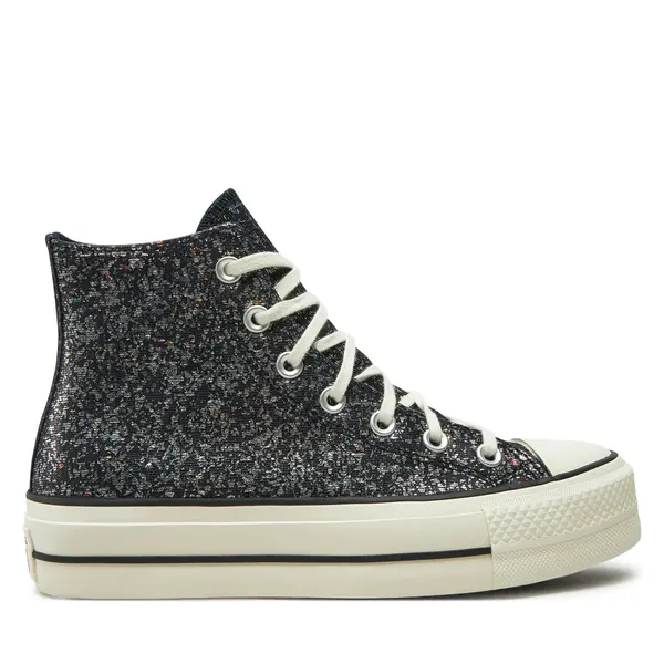Converse Tenisice Converse Chuck Taylor All Star Lift Platform Glitter A09551C 401 Crna
