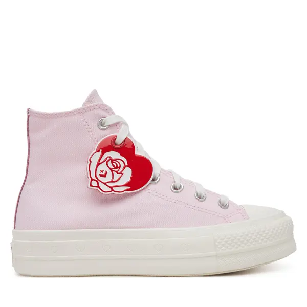 Converse Tenisice Converse Chuck Taylor All Star Lift Platform Hearts A13652C Ružičasta