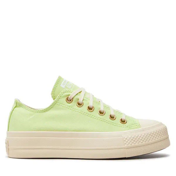 Converse Tenisice Converse Chuck Taylor All Star Lift Platform Ox A09913C Zelena