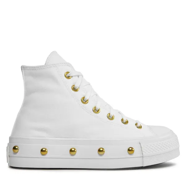 Converse Tenisice Converse Chuck Taylor All Star Lift Platform Star Studded A06787C Bijela
