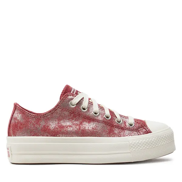 Converse Tenisice Converse Chuck Taylor All Star Lift Platform Suede Shimmer A11634C Ružičasta