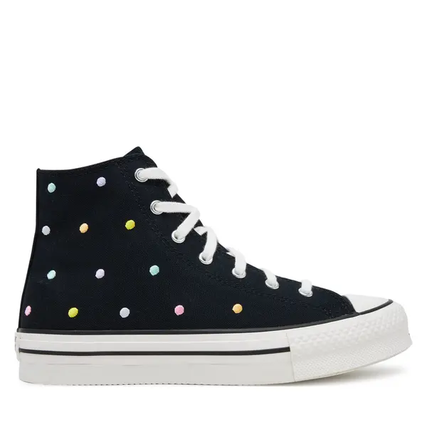 Converse Tenisice Converse Chuck Taylor All Star Lift Polka Dots Platform A12608C Crna