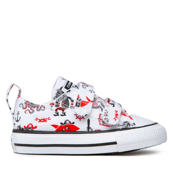 Converse Tenisice Converse Ctas 2v Ox 772875C White/University Red/Black