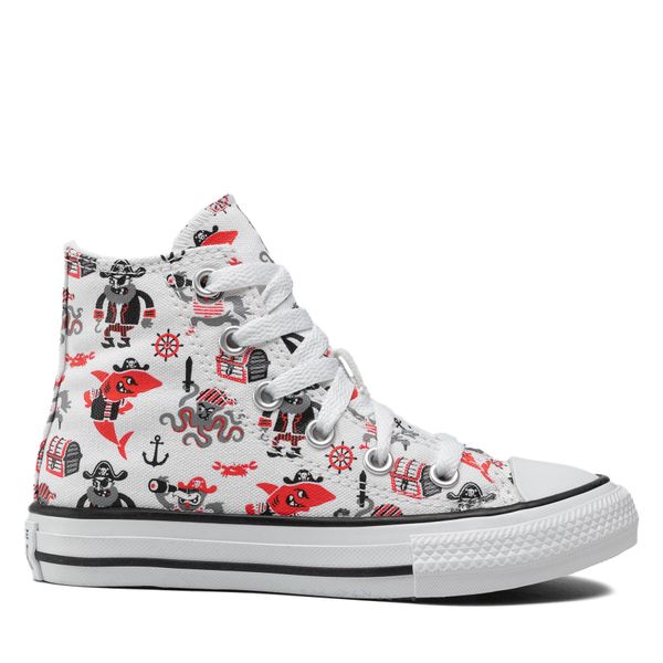 Converse Tenisice Converse Ctas Hi 372874C White/University Red/Black
