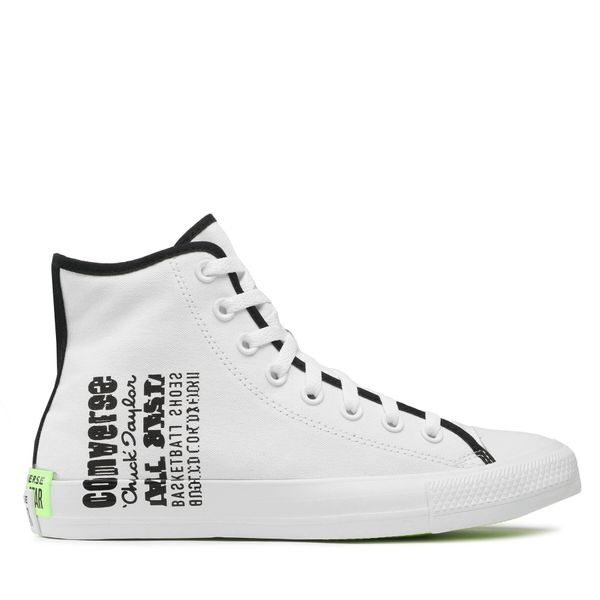 Converse Tenisice Converse Ctas Hi A02795C White/Black/Green Beam