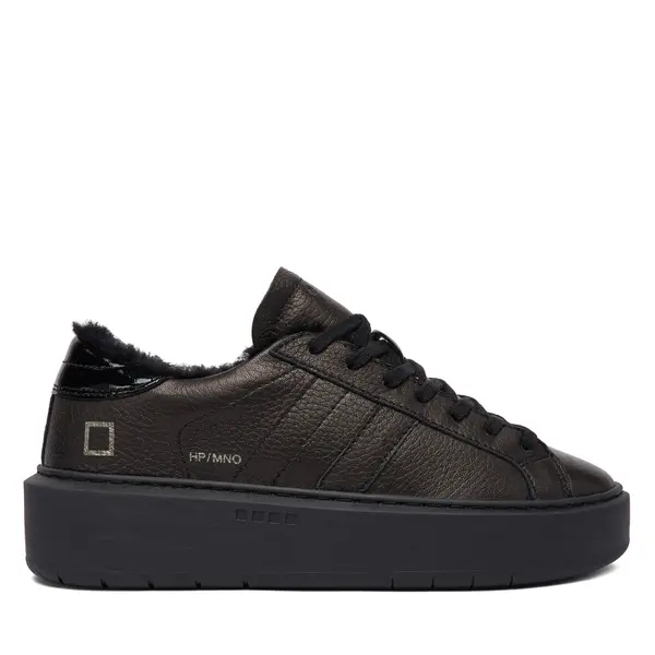 D.A.T.E. Tenisice D.A.T.E. Hill Low Fur Platform W431-HPF-MN Crna