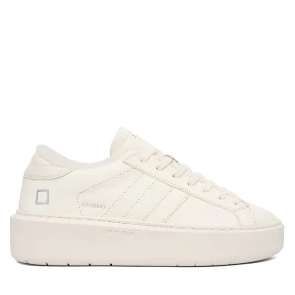 D.A.T.E. Tenisice D.A.T.E. Hill Low Fur Platform W431-HPF-MN Écru