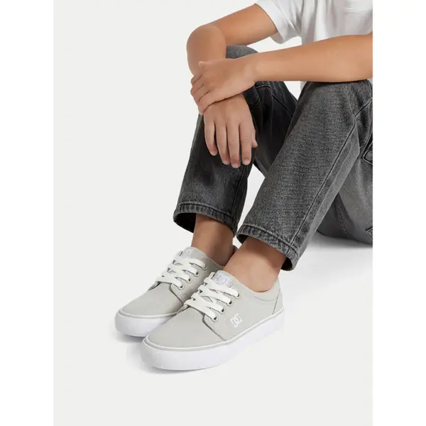 DC Shoes Tenisice DC Shoes CEOWB-LEA-ZL-DC001-CH Siva