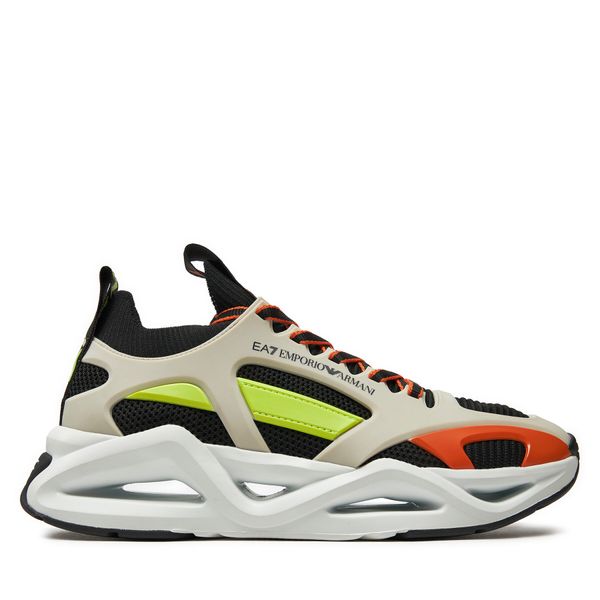 EA7 Emporio Armani Tenisice EA7 Emporio Armani X8X174 XK377 T661 Blk+A.Lime+R.Day+Ora