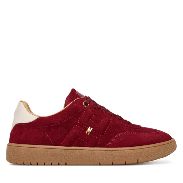 Elisabetta Franchi Tenisice Elisabetta Franchi Low Cut Lace Up F4A9-E0340-0071 D Tamnocrvena