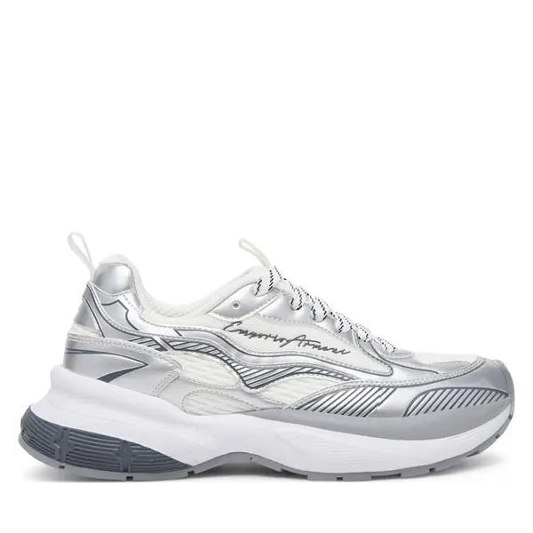 Emporio Armani Tenisice Emporio Armani X3X238 XR388 00520 Srebrna
