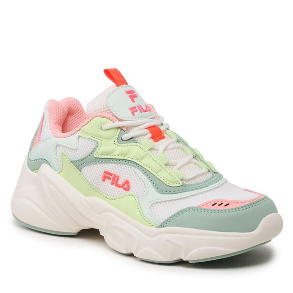 Fila Tenisice Fila Collene Cb Kids FFK0083.13229 Marshmallow/Lime Cream