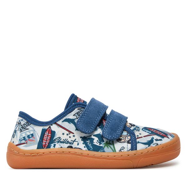 Froddo Tenisice Froddo Barefoot Canvas G1700379-12 S Light Blue 12