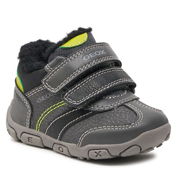 Geox Tenisice Geox B Balu' B.A B1636A 0CEME C1267 Dk Grey/Lime