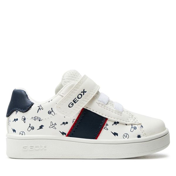 Geox Tenisice Geox B Eclyper Boy B455LA 00454 C0899 White/Navy