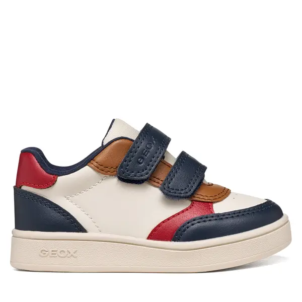 Geox Tenisice Geox B Eclyper Boy B555LA 000BC C1M4B Krem