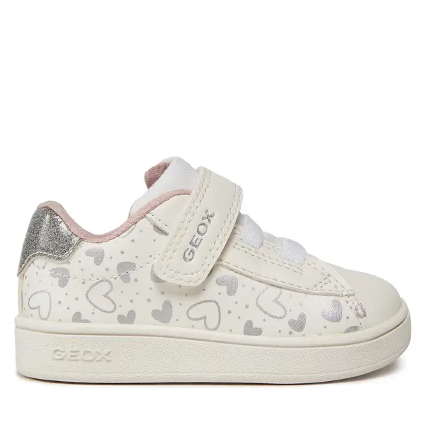Geox Tenisice Geox B Eclyper Girl B455MA 0BCKC C0007 Bijela