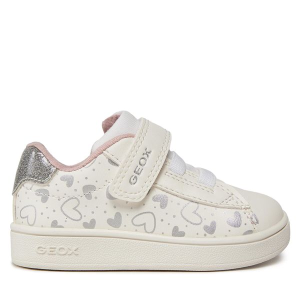 Geox Tenisice Geox B Eclyper Girl B455MA 0BCKC C0007 White/Silver