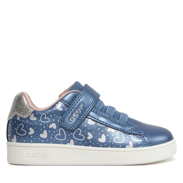 Geox Tenisice Geox B Eclyper Girl B455MA 0NFKC C4206 Sky/Silver