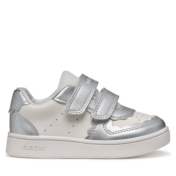 Geox Tenisice Geox B Eclyper Girl B555MA 054AJ C0007 Srebrna