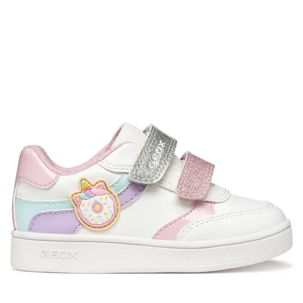 Geox Tenisice Geox B Eclyper Girl B655MB 000BC C1R8S M Bijela