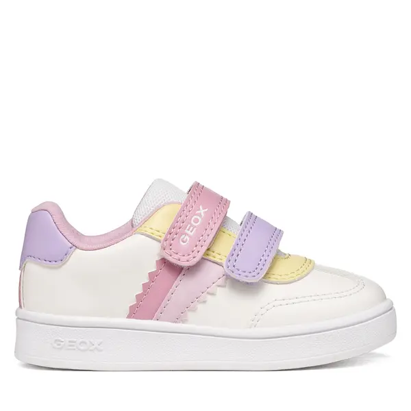 Geox Tenisice Geox B Eclyper Girl B665MA 000BC C1R8Z Bijela