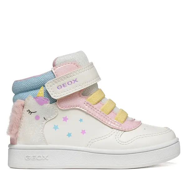 Geox Tenisice Geox B Eclyper Girl B665MB 0BCQ6 C0406 M Bijela