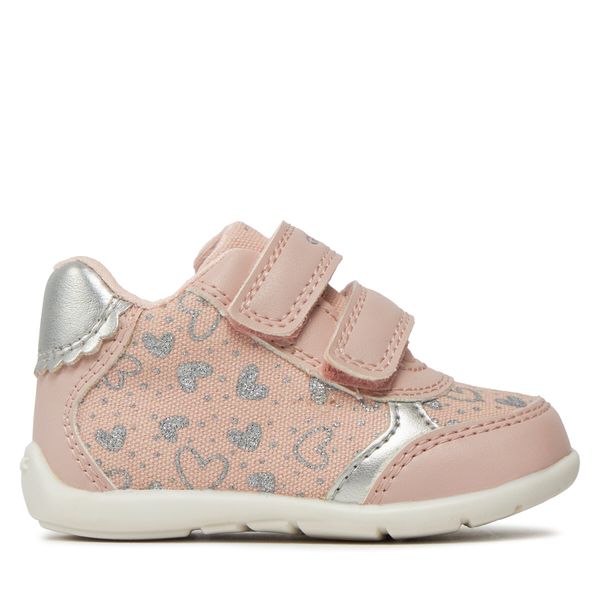 Geox Tenisice Geox B Elthan Girl B451QB 0AW54 C8237 Lt Rose/Silver
