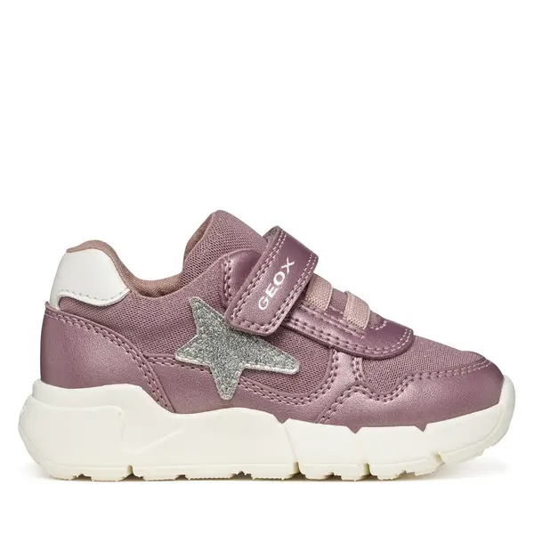 Geox Tenisice Geox B Flexyper Mini Girl B566NB 0AJAS C8217 M Tamno srebrna