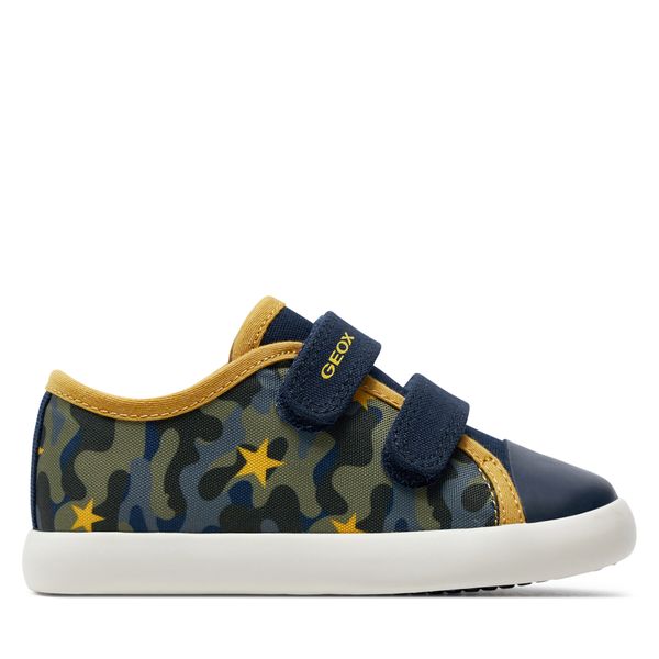 Geox Tenisice Geox B Gisli Boy B451NB 000AW CF42Q S Navy/Ochre