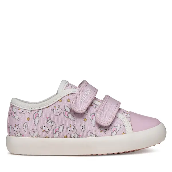 Geox Tenisice Geox B Gisli Girl B451MB 000AN C0550 M Ružičasta