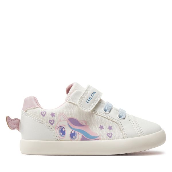 Geox Tenisice Geox B Gisli Girl B451MC 01054 C0406 S White/Pink