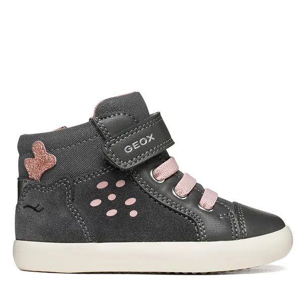 Geox Tenisice Geox B Gisli Girl B661MA 022BC C9002 M Tamno siva