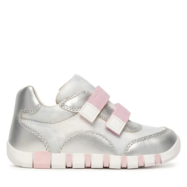 Geox Tenisice Geox B Iupidoo Girl B3558A 0AS54 C0566 Srebrna