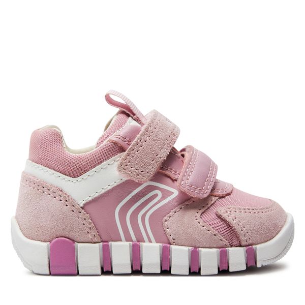 Geox Tenisice Geox B Iupidoo Girl B3558C 022AS C0682 Rose/White