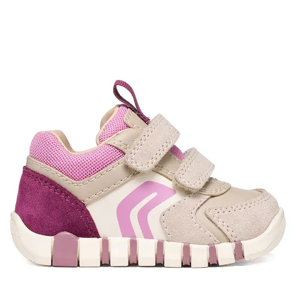 Geox Tenisice Geox B Iupidoo Girl B3558C 05422 C5378 Bež