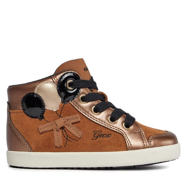 Geox Tenisice Geox B Kilwi Girl B36D5B 022NF C6175 S Whisky/Black