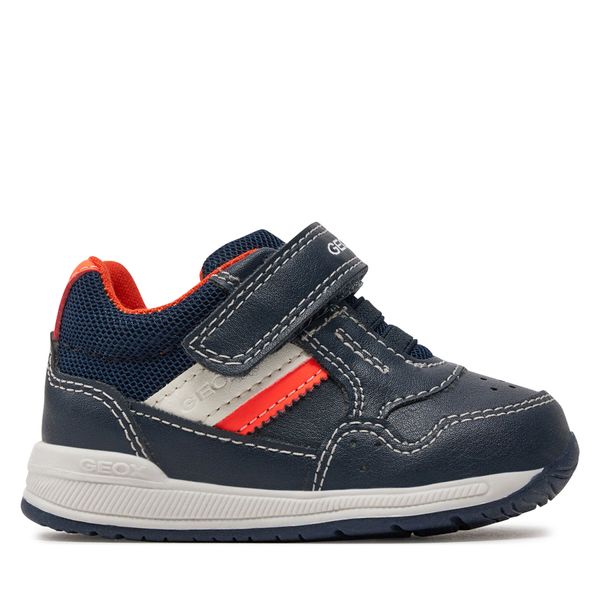 Geox Tenisice Geox B Rishon B. A B250RA 0BC14 C4324 Navy/Fluo Orange