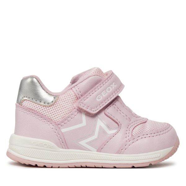 Geox Tenisice Geox B Rishon Girl B450LA 0BCEW C0514 Pink/Silver
