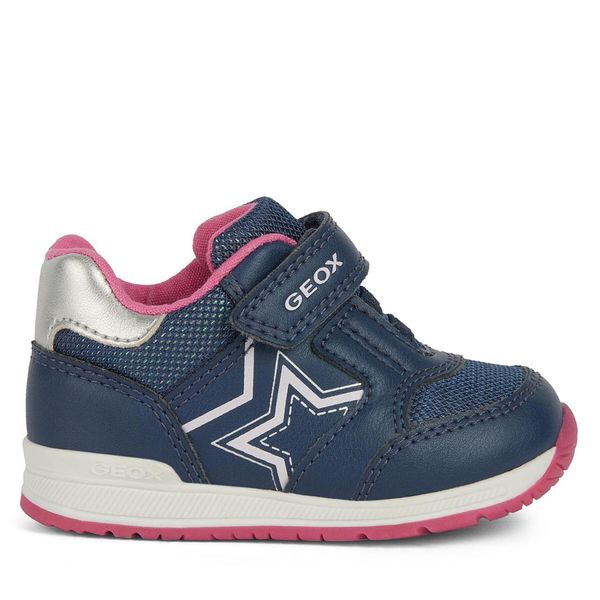 Geox Tenisice Geox B Rishon Girl B450LA 0BCEW CB48N Lt Navy/Fuchsia