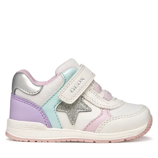 Geox Tenisice Geox B Rishon Girl B560LA 0BCEW C1022 Bijela