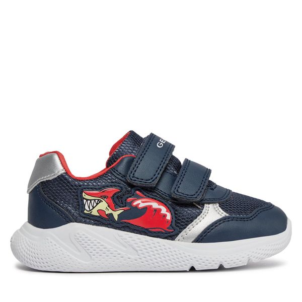 Geox Tenisice Geox B Sprintye Boy B454UA 01454 C0735 S Navy/Red
