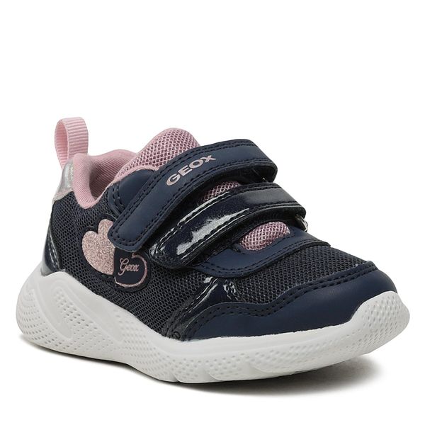 Geox Tenisice Geox B Sprintye Girl B354TC 01454 CF4A8 M Navy/Old Rose
