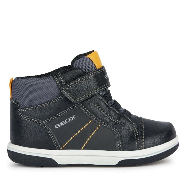 Geox Tenisice Geox Baby Flick Boy B3637A 0MEFU C9154 M Black/Curry
